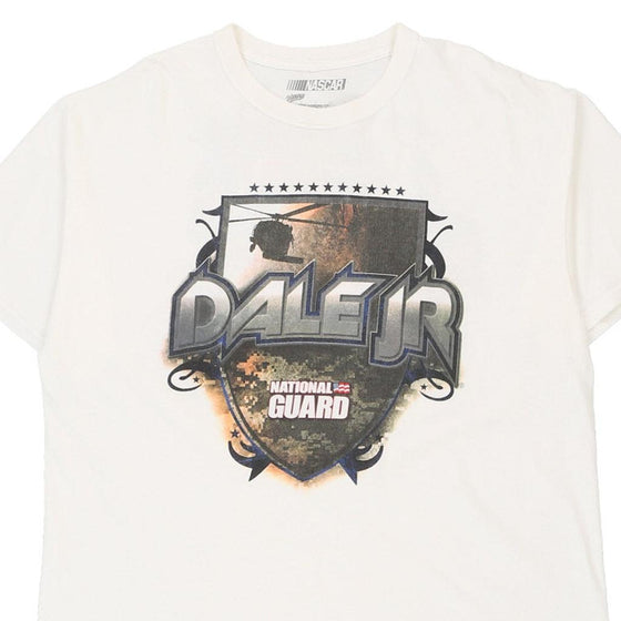 Vintage white Dale Jr Nascar T-Shirt - mens large