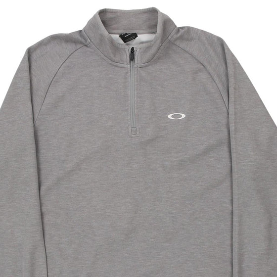 Vintage grey Oakley 1/4 Zip - mens large