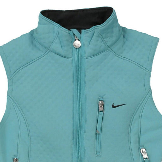 Vintage blue Nike Gilet - womens x-small