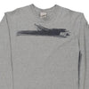 Vintage grey Nike Long Sleeve T-Shirt - mens x-large