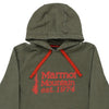 Vintage green Marmot Hoodie - mens small