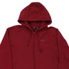 Vintage burgundy Oakley Hoodie - mens x-large