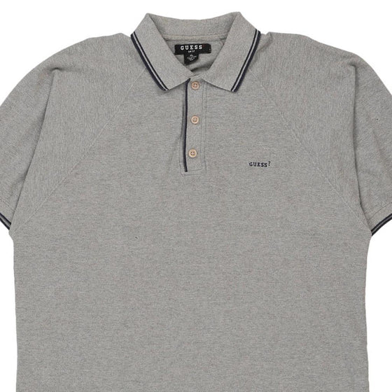 Vintage grey Golf Guess Polo Shirt - mens x-large