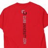 Vintage red Curb University Champion T-Shirt - mens x-large