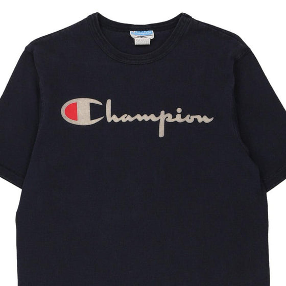 Vintage navy Champion T-Shirt - mens medium