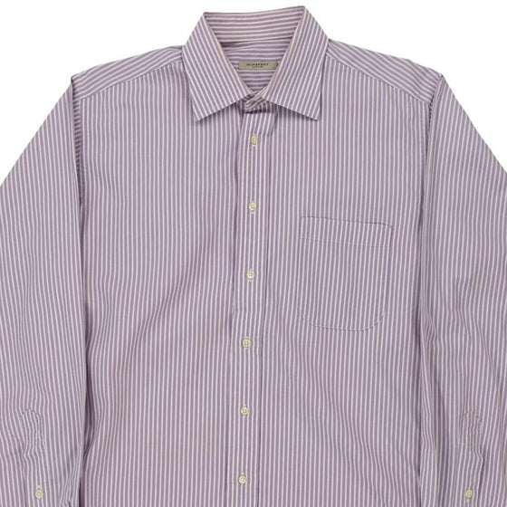 Vintage purple Made in USA Burberry London Shirt - mens large