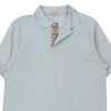 Vintage blue Burberry London Polo Shirt - mens medium