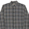 Vintage grey Burberry Brit Shirt - mens x-large