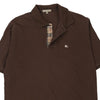 Vintage brown Burberry London Polo Shirt - mens large