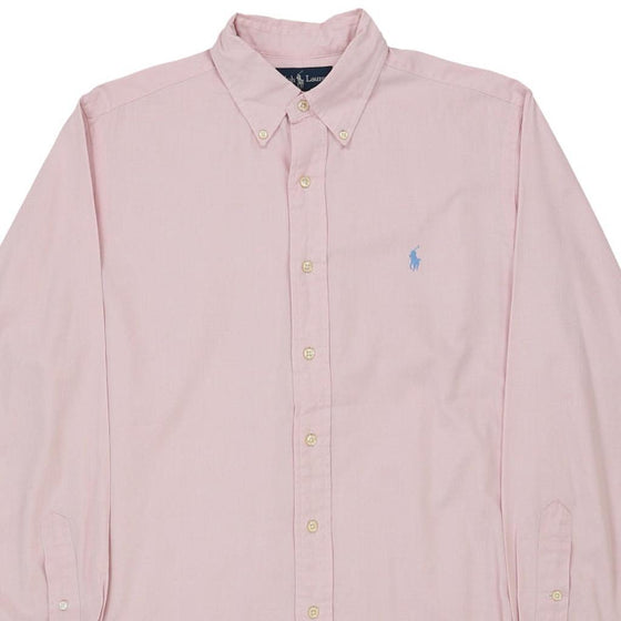 Vintage pink Ralph Lauren Shirt - mens large