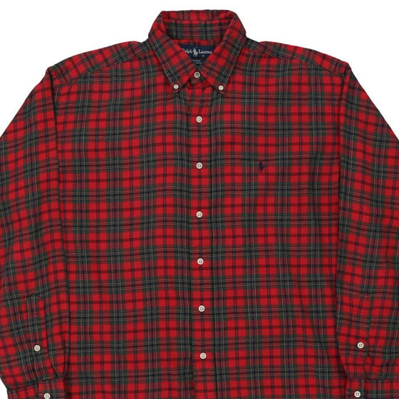 Vintage red Checked Blake Ralph Lauren Shirt - mens large