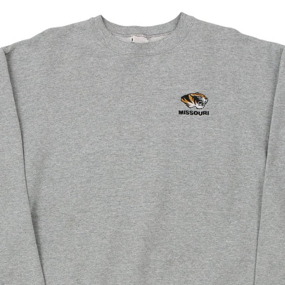 Vintage grey Missouri Tigers Fruit Of The Loom Sweatshirt - mens x-large