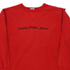 Vintage red Calvin Klein Jeans Sweatshirt - womens small