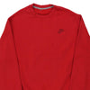 Vintage red Nike Sweatshirt - mens x-large