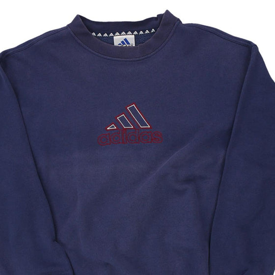 Vintage navy Adidas Sweatshirt - mens large