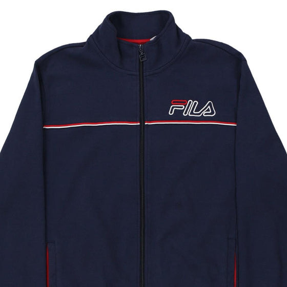 Vintage navy Fila Zip Up - mens x-large