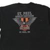 Vintage black St. Paul, Minnesota Harley Davidson T-Shirt - mens xxx-large