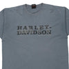 Vintage blue Cape Town, South Africa Harley Davidson T-Shirt - mens xx-large