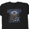 Vintage black Quebec City, Quebec Harley Davidson T-Shirt - mens x-large