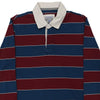 Vintage block colour Lands End Rugby Shirt - mens medium