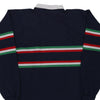 Vintage navy Made in USA Italy Halbro Rugby Shirt - mens x-large