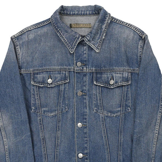 Vintage blue Clark Jeans Denim Jacket - mens x-large