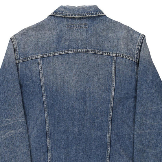 Vintage blue Clark Jeans Denim Jacket - mens x-large