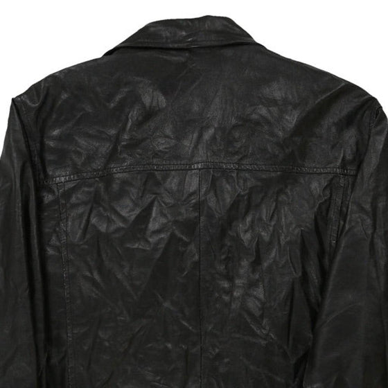 Vintage black Unbranded Leather Jacket - mens medium