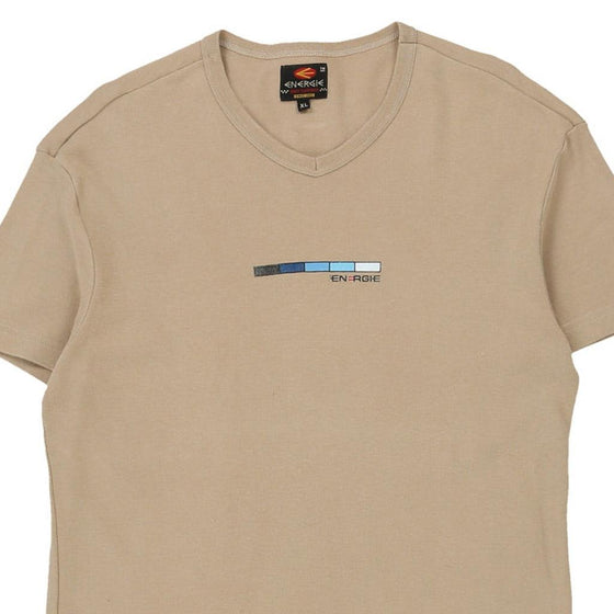 Vintage beige Energie T-Shirt - mens x-large