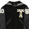 Vintage black Dukes Varsity Jacket - womens x-large