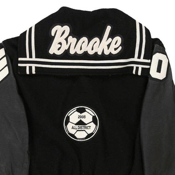 Vintage black Dukes Varsity Jacket - womens x-large