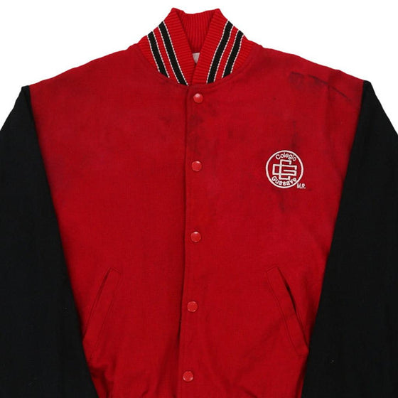 Vintage red Colegio Guasave Aire Varsity Jacket - mens small