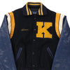 Vintage block colour Holloway Varsity Jacket - mens x-large