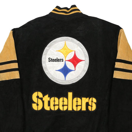 Vintage black Pittsburgh Steelers Nfl Varsity Jacket - mens xx-large