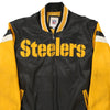 Vintage block colour Pittsburgh Steelers Nfl Varsity Jacket - mens xx-large