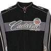 Vintage black Cadillac Jh Designs Varsity Jacket - mens xxxxxx-large