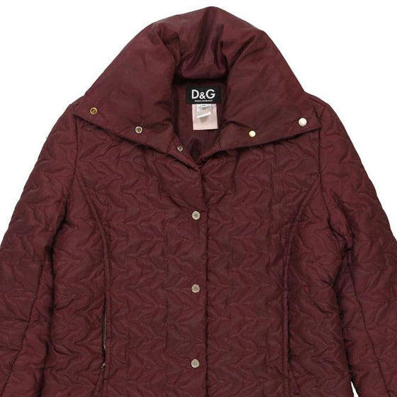 Dolce & Gabbana Jacket - Medium Burgundy Polyester