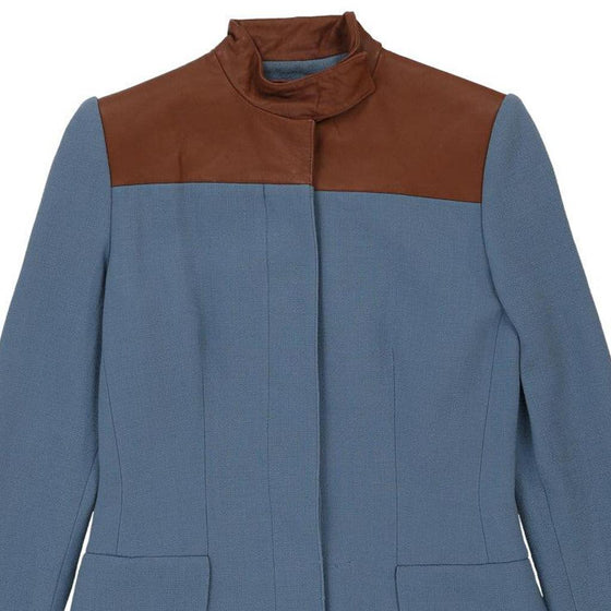 Gai Mattiolo Jacket - Medium Blue Wool