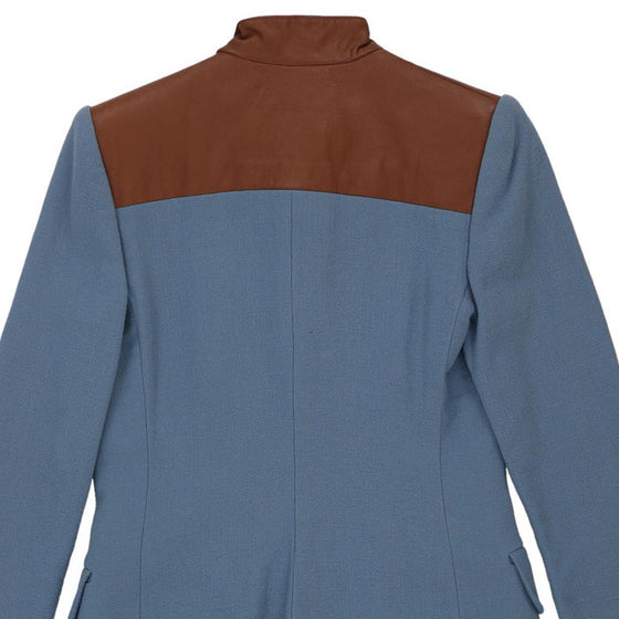 Gai Mattiolo Jacket - Medium Blue Wool