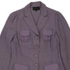 Luisa Spagnoli Blazer - Medium Purple Linen Blend