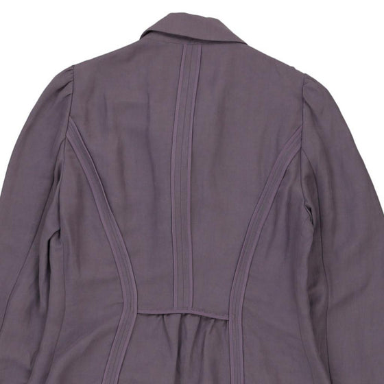 Luisa Spagnoli Blazer - Medium Purple Linen Blend