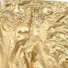 Dolce & Gabbana Leggings - Small Gold Polyester Blend