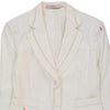 Red Valentino Blazer - Medium White Cotton