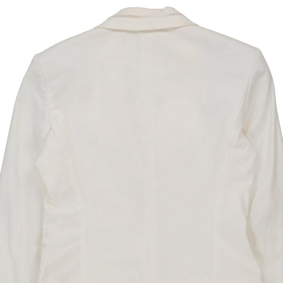 Red Valentino Blazer - Medium White Cotton