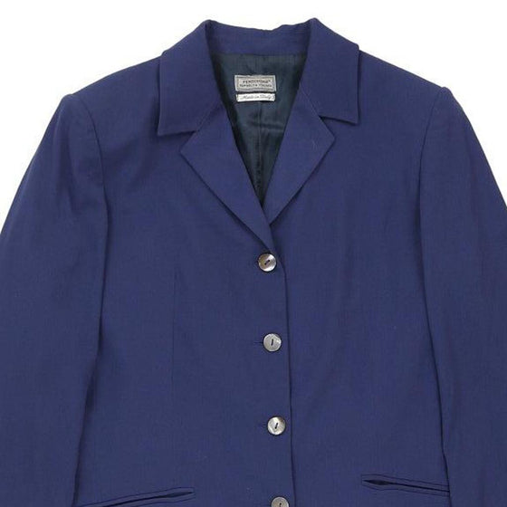 Fendissime Blazer - Medium Blue Polyester Blend