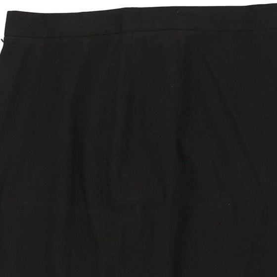 Oliver By Valentino Mini Skirt - 28W UK 8 Black Cotton