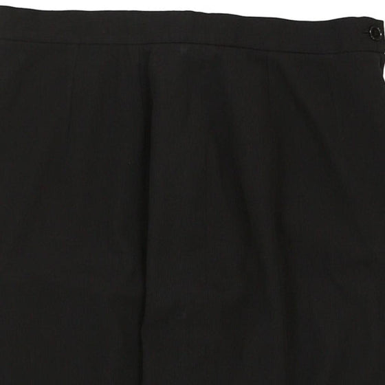 Oliver By Valentino Mini Skirt - 28W UK 8 Black Cotton