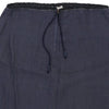 Fendissime Mini Skirt - 32W UK 12 Blue Linen Blend