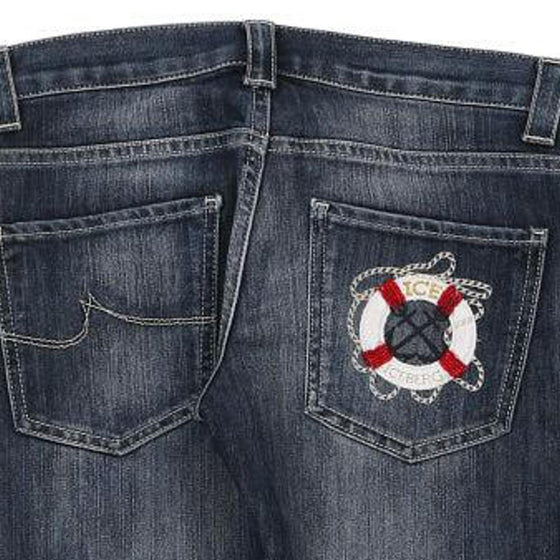 Iceberg Jeans - 29W UK 8 Blue Cotton