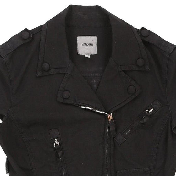 Moschino Jeans Jacket - Small Black Cotton